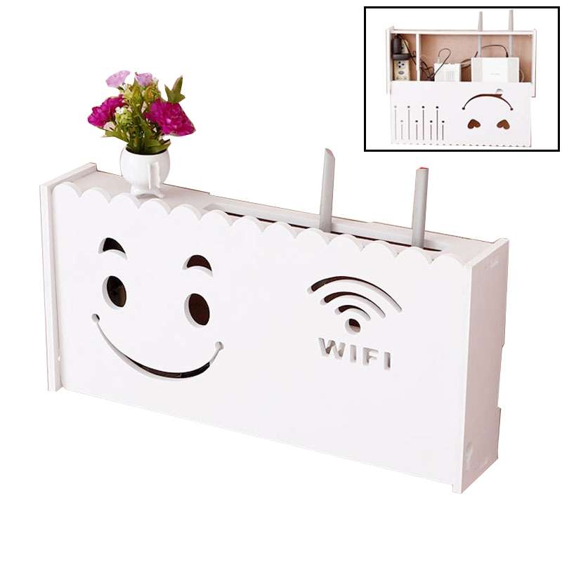 Socket Router Storage Box Set-top Box Decoration TV Cabinet Living Room Junction Box, Size:40.5x20.5