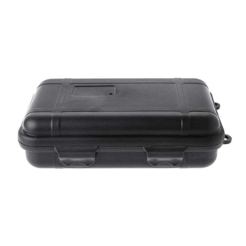 Outdoor Shockproof Waterproof Tool Box Airtight Case EDC Travel Sealed Container(Orange)