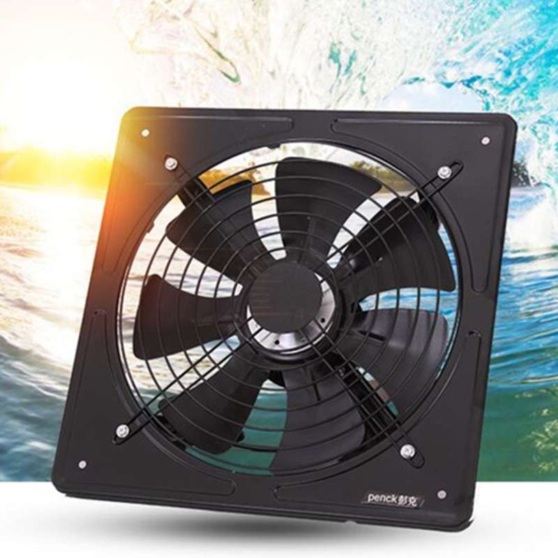 10 inch 220V Exhaust Fan High Speed Air Extractor Window Ventilation Industrial Wall Fan, CN Plug