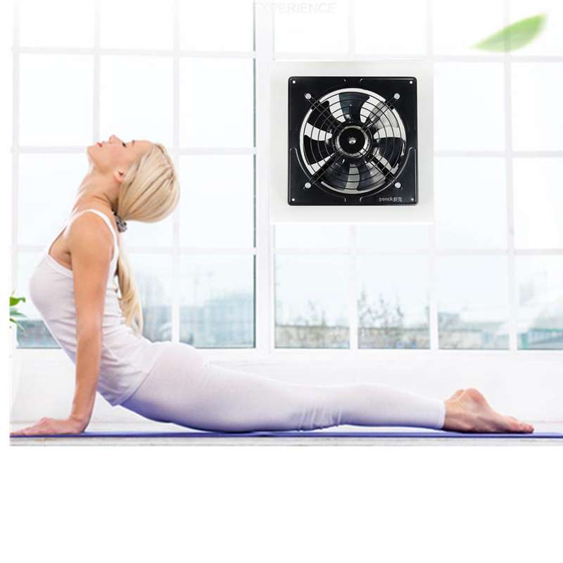 10 inch 220V Exhaust Fan High Speed Air Extractor Window Ventilation Industrial Wall Fan, CN Plug