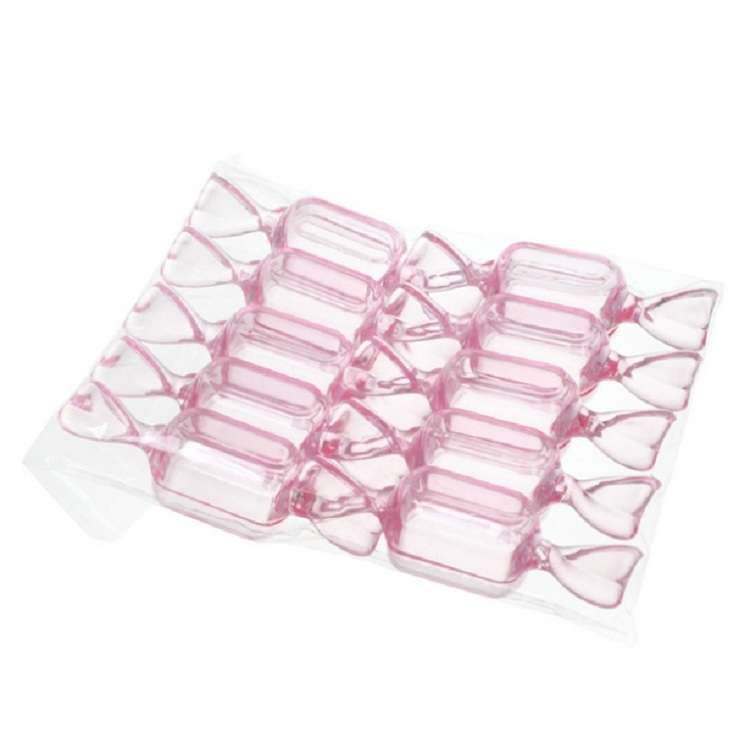 10 PCS/Set Transparent Creative Candy Box Small Candy-shaped Mini Plastic Box(Clear)