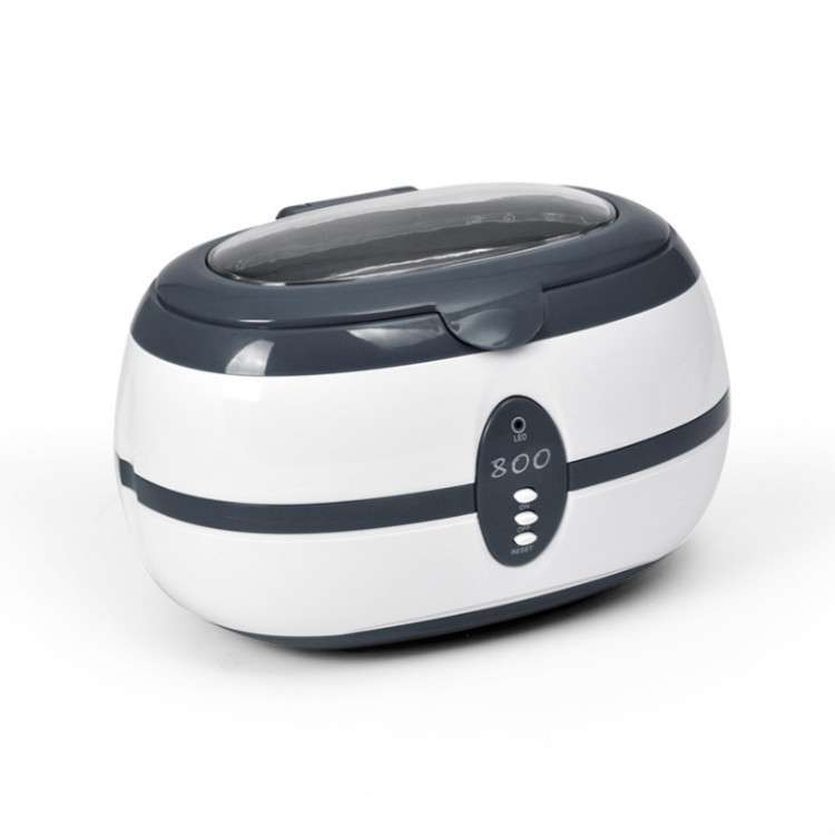 VGT-800 600ml Low Noise Vacuum Cleaner Ultrasonic Cleaner with SUS304 Tank for Home Jewelry Eyeglass