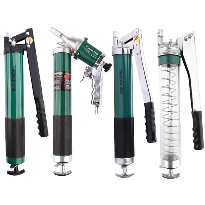 TUOSEN Hardware Tool Pressure Rod Type Greaser Oiling Tool High Pressure Manual Greaser, Style:Doubl