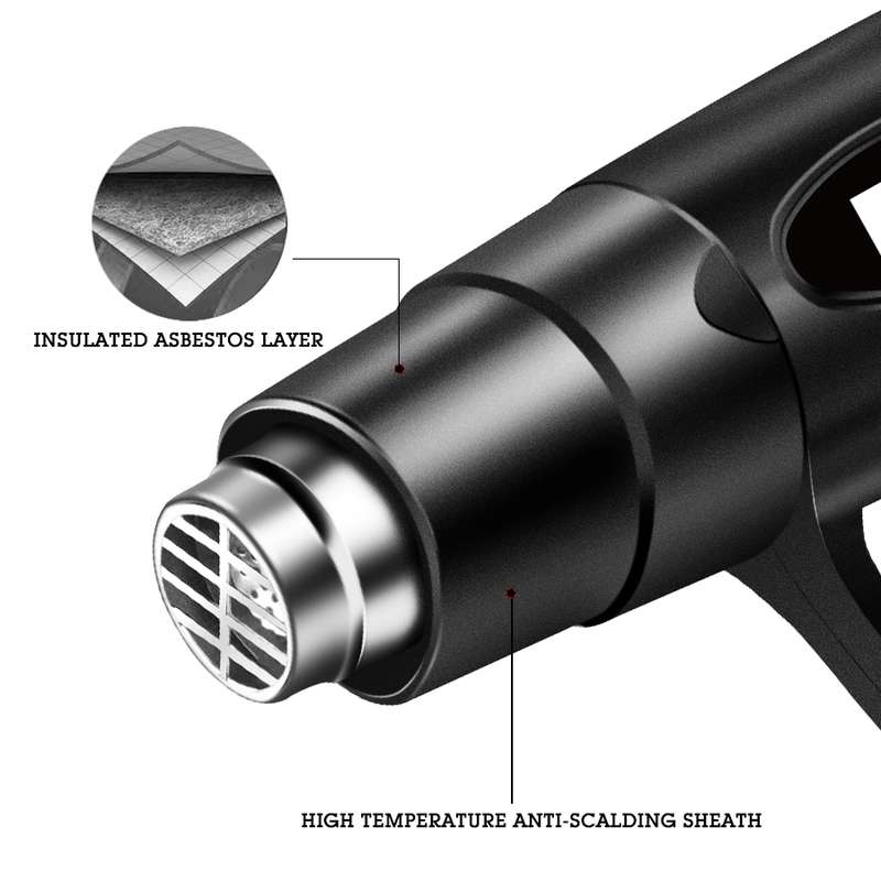Hilda High Temperature Hot Air Industrial Hot Air Film Tool, Style:2000W