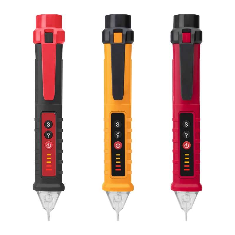 ANENG Non-contact Smart Electric Pen Home Induction Sound And Light Alarm Electric Pen(Red)