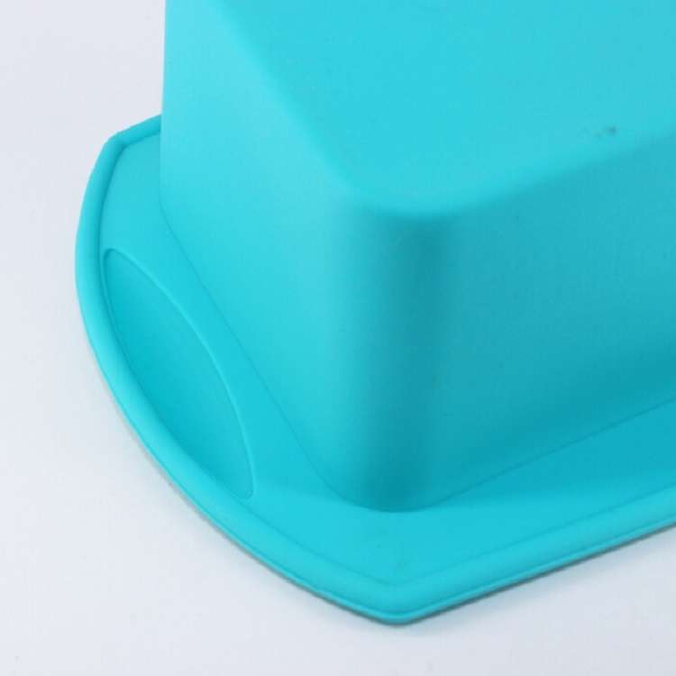 Rectangular Silicone Mold Chocolate Cake Decoration Accessories Baking Tools(Sky Blue)