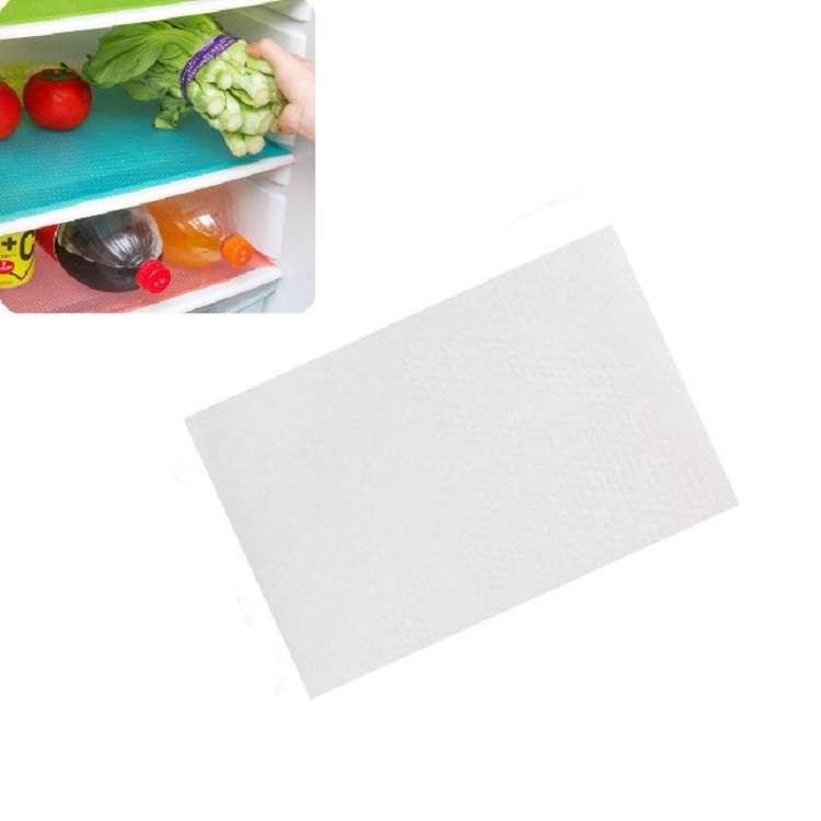 4 PCS / Set Environmentally Friendly Waterproof Washable Antibacterial Antifouling Refrigerator Mat,