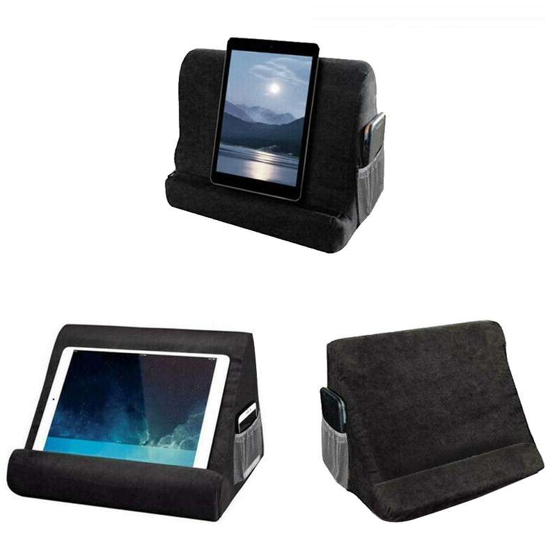 Laptop Holder Tablet Pillow Multifunction Laptop Cooling Pad Rest Cushion(Lake Blue)