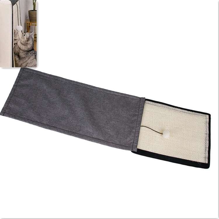 Natural sisal pet cat scratch board cat scratch pad sofa protector(Beige Handrail Pad)