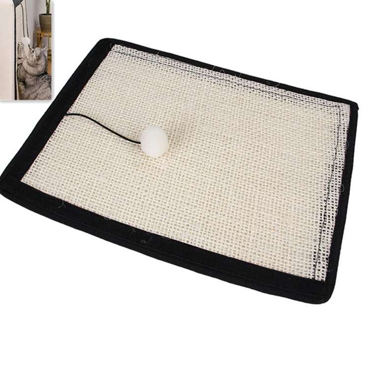 Natural sisal pet cat scratch board cat scratch pad sofa protector(Beige Handrail Pad)