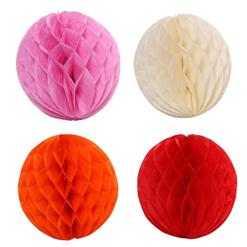 2 PCS Wedding Room Decoration Festive Mall Decoration Paper Honeycomb Ball Lantern, Size:8 inches 20