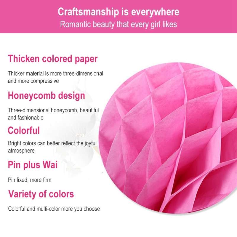 2 PCS Wedding Room Decoration Festive Mall Decoration Paper Honeycomb Ball Lantern, Size:8 inches 20