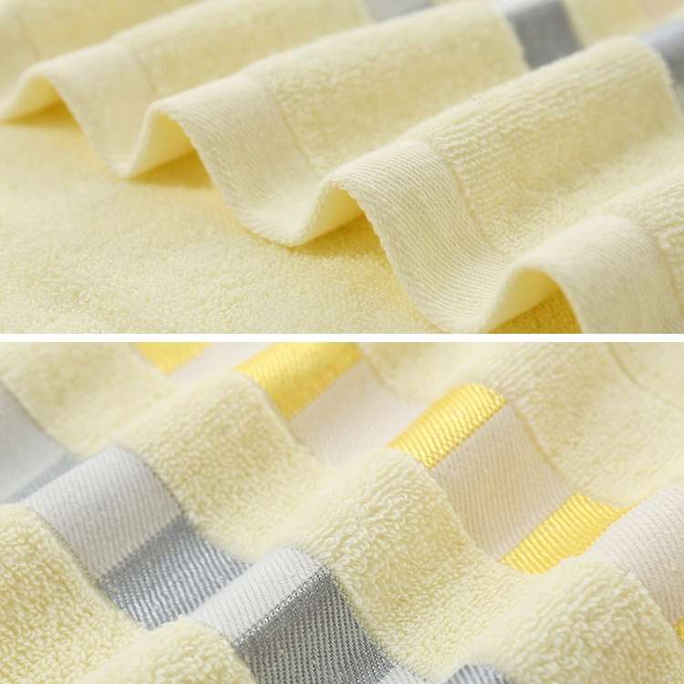 Cotton Plain Square Bath Towel Natural Environmental Protection Embroidered Bath Towel Household Tow