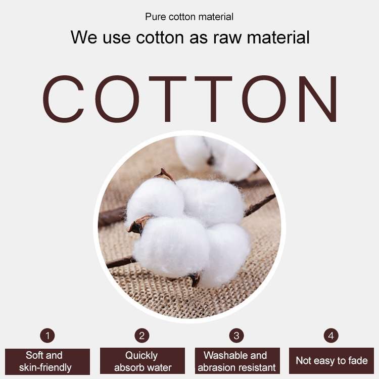 Cotton Plain Square Bath Towel Natural Environmental Protection Embroidered Bath Towel Household Tow