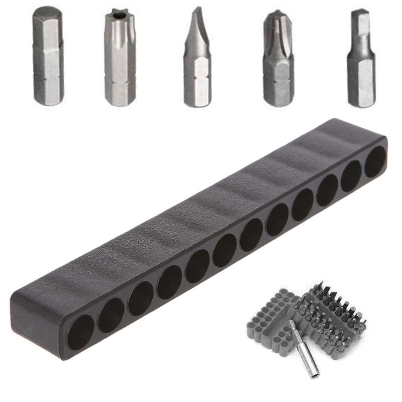 4 PCS Hex Shank Batch Head Storage And Storage Card Holder, Style:12-Hole