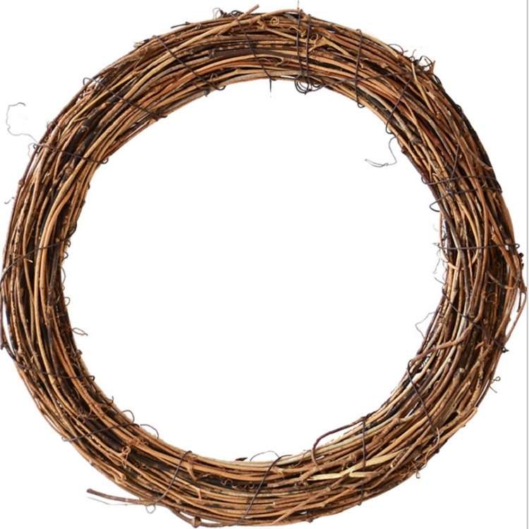 2 PCS Tree Vine Christmas Wreath DIY Rattan Garden Decoration Rattan Window Decoration, Size:30CM