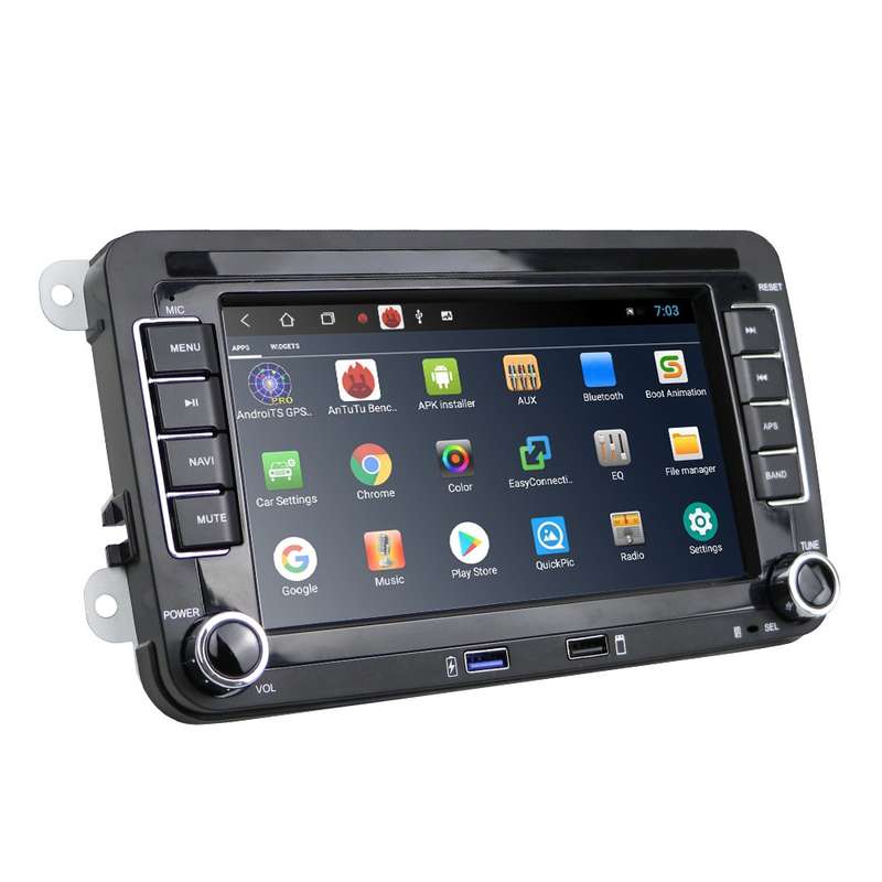 For Volkswagen Q3300KT 7-inch 1+16G Car Multimedia Player Navigation Bluetooth Reversing Integrated