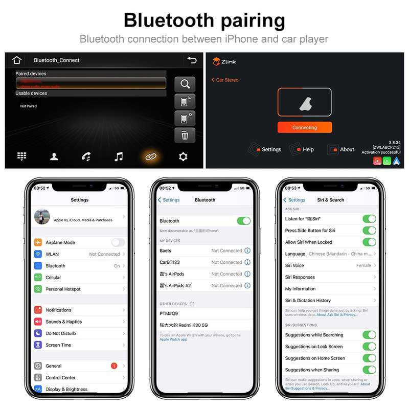 A3041 For Volkswagen 2+64G 9-inch Central Control Large Screen With Carplay Car Android10.0 Navigato