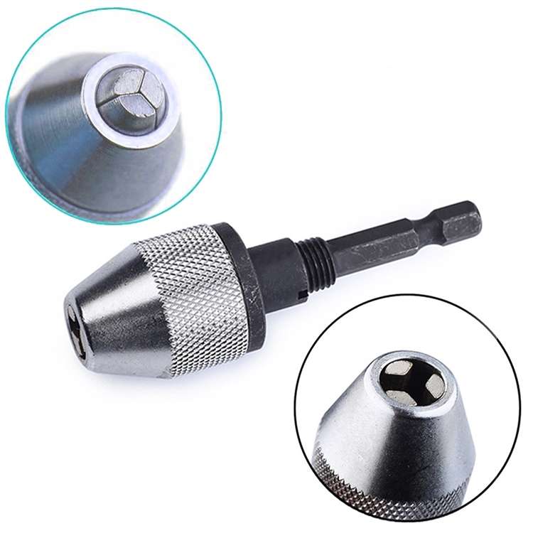 Dual-Purpose Firewood Splitting Tool, Style:Hexagon Shank Electric Hammer Drill