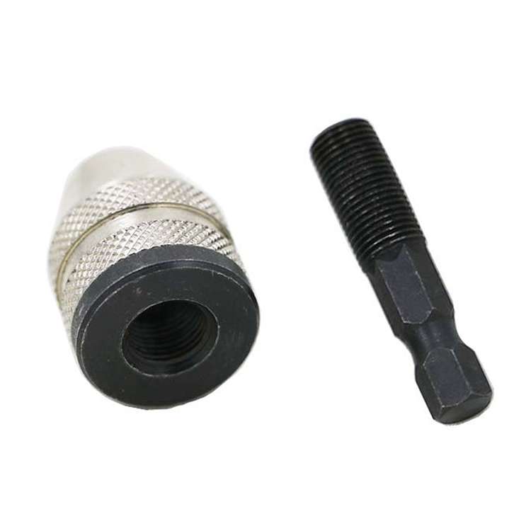 Hex Shank Mini Drill Chuck Conversion Three Jaw Chuck Power Tool, Model:3mm Round Chuck (0.3-3.4mm)