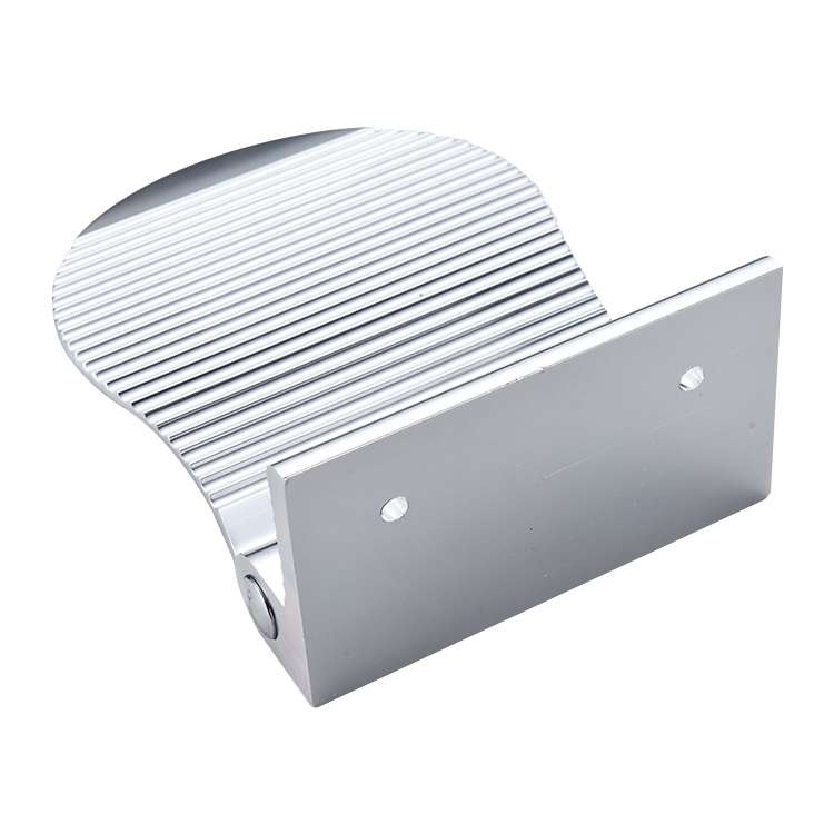 Wall Mounted Aluminium Alloy Bathroom Shower Foot Rest Footstool(Black)