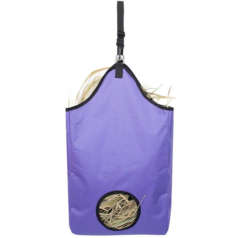 Outdoor Round Hole Farm Hay Bales for Cattle Breeding Horse Breeding, Size:33x18x60cm(Black)