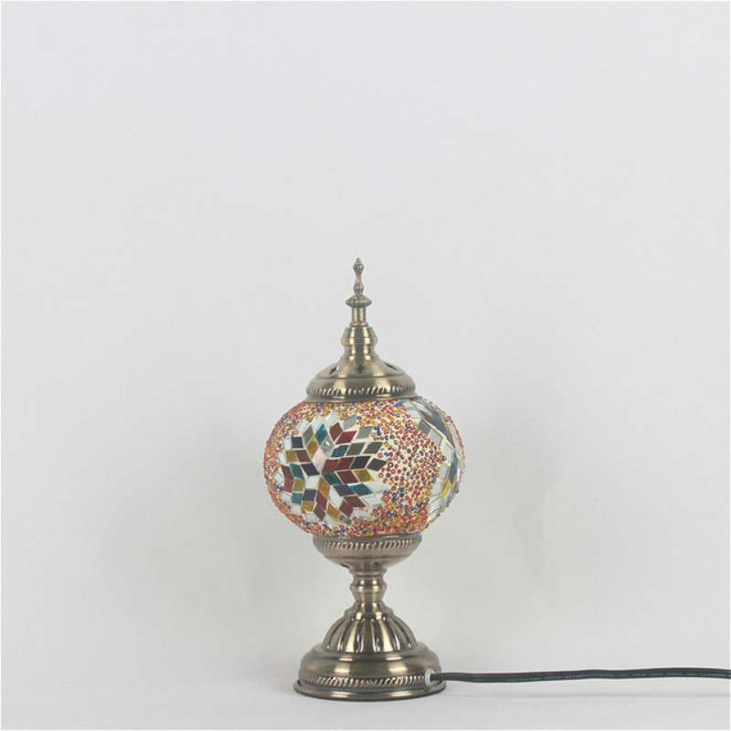 Bedroom Study Romantic Style Mosaic Decorative Table Lamp, Plug Type:US Plug(FX-1503)