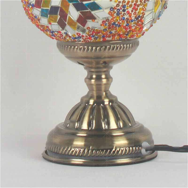 Bedroom Study Romantic Style Mosaic Decorative Table Lamp, Plug Type:US Plug(FX-1503)