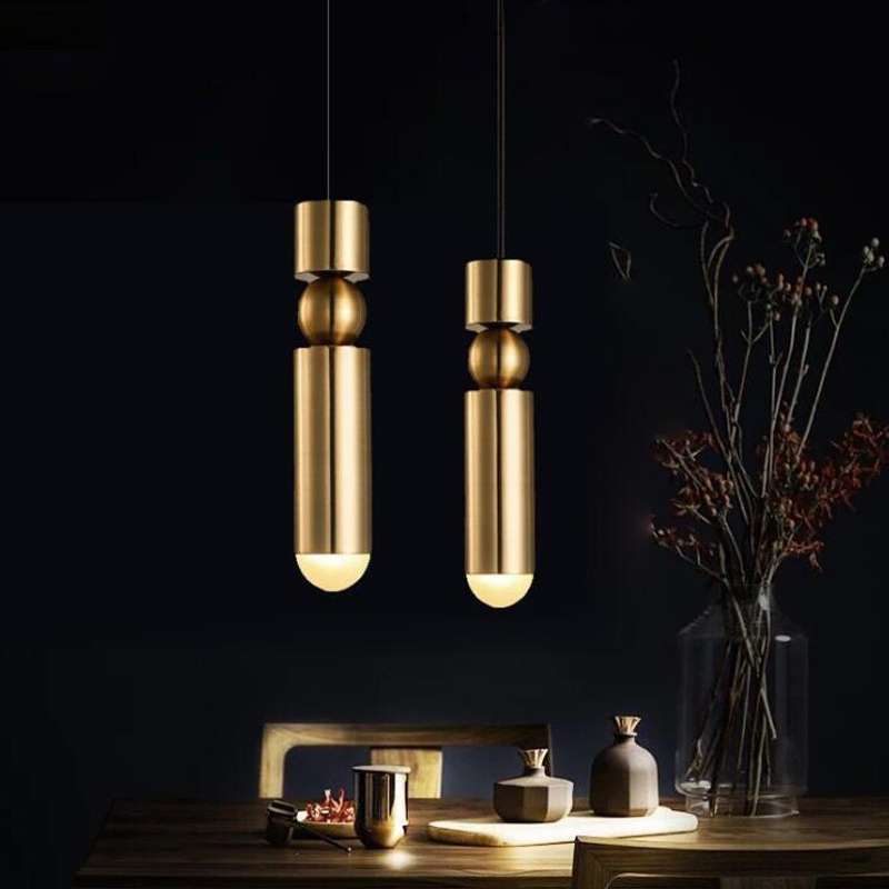 Bar Counter Modern Restaurant Bedroom Bedside Creative Personality Simple Small Chandelier, Color:Si