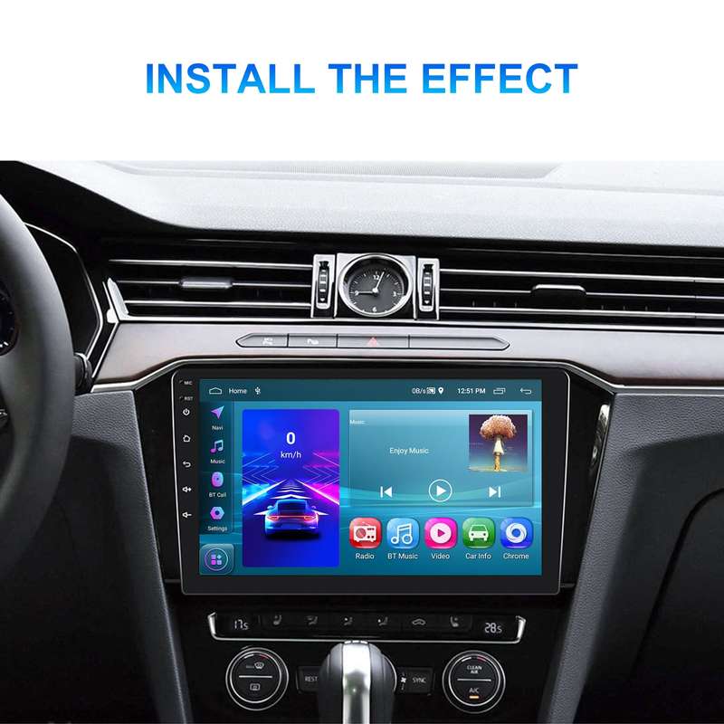 A3196 10 Inch Car Android Large Screen Navigation Central Control Screen 2+64G Player with CarPlay,