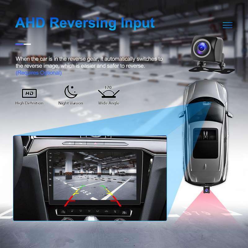 A3196 10 Inch Car Android Large Screen Navigation Central Control Screen 2+64G Player with CarPlay,