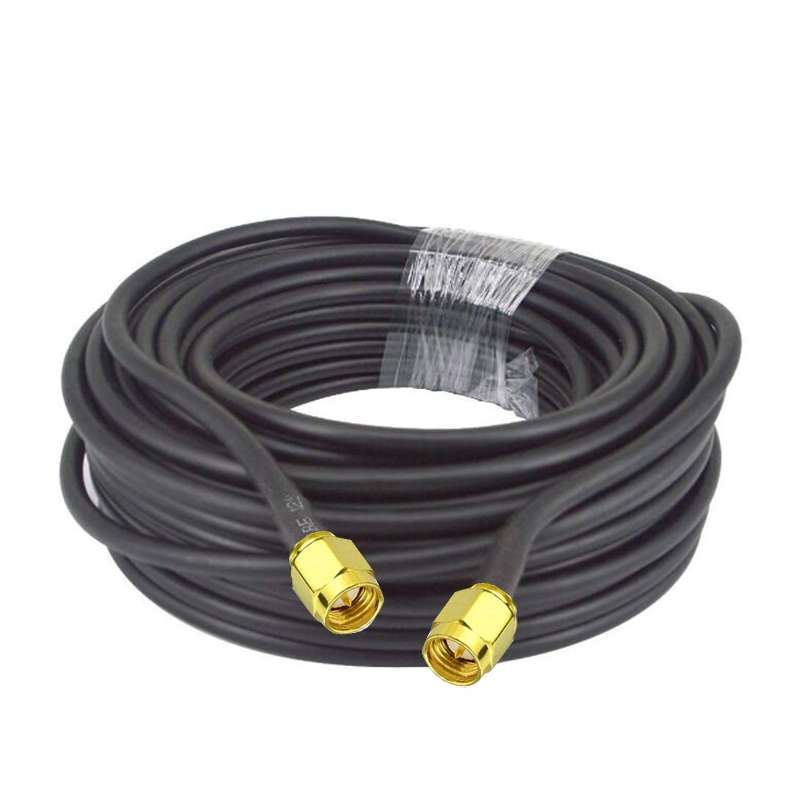 SMA Male To SMA Male RG58 Coaxial Adapter Cable, Cable Length:0.5m
