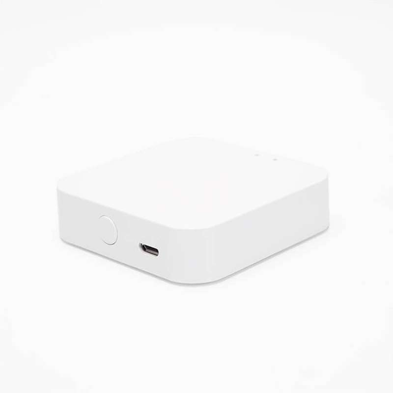 Bluetooth Multifunction Gateway Smart Home Door and Window Sensor Socket Control Center(White)
