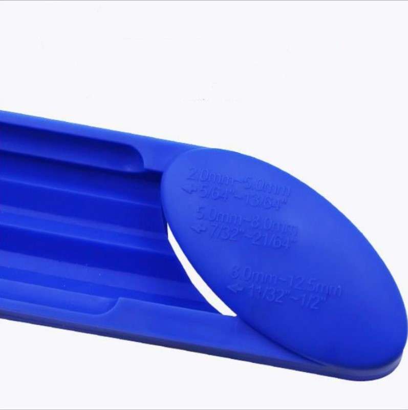 Portable Iron Straight Shank Twist Drill Bit Grinder(No Buckle Blue)
