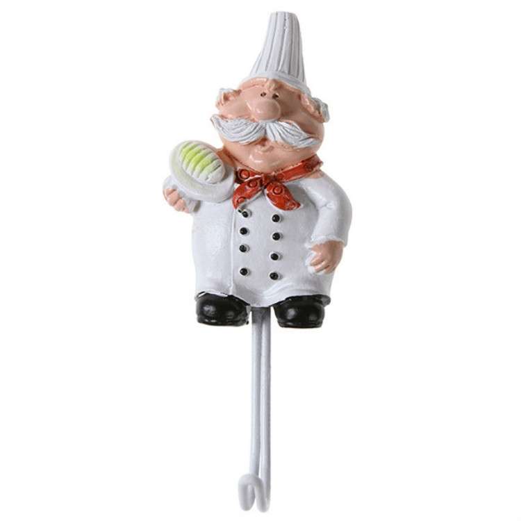 Creative Strong Hook Kitchen Bathroom Wall Glue Door Back Coat Hook(B)