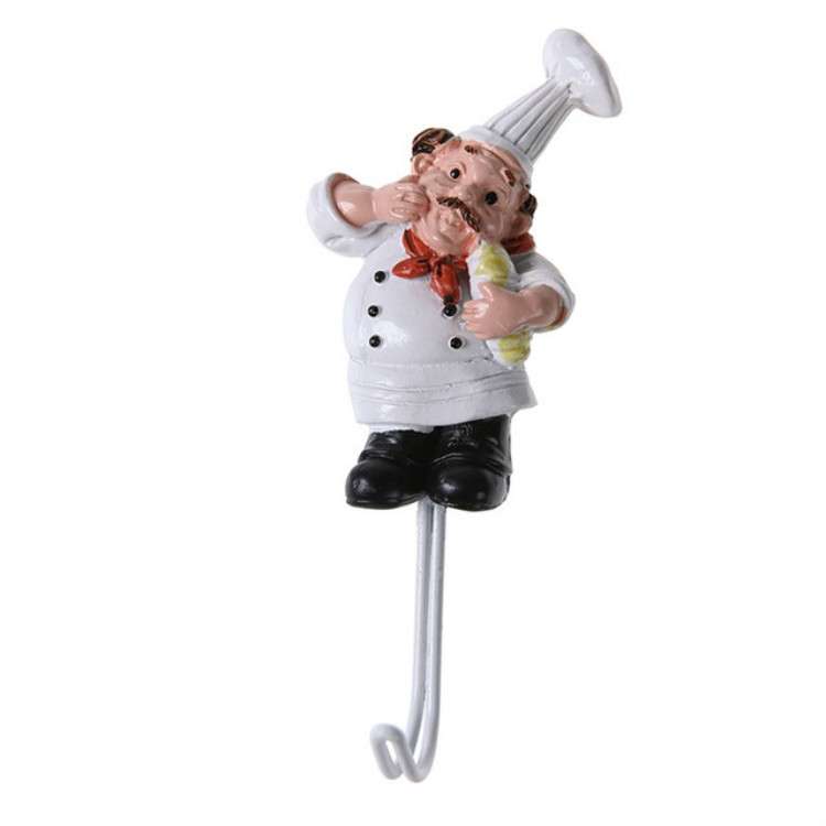 Creative Strong Hook Kitchen Bathroom Wall Glue Door Back Coat Hook(B)