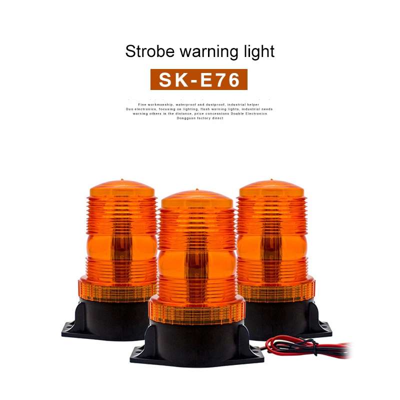 10-110V Forklift Warning Lights Strobe School Lights Traffic Construction LED Roof Engineering Vehic