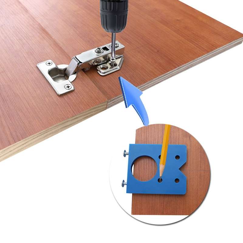 35mm Woodworking Hinge Opening Door Panel Hinge Positioner Punching Installation Auxiliary Tool, Sty