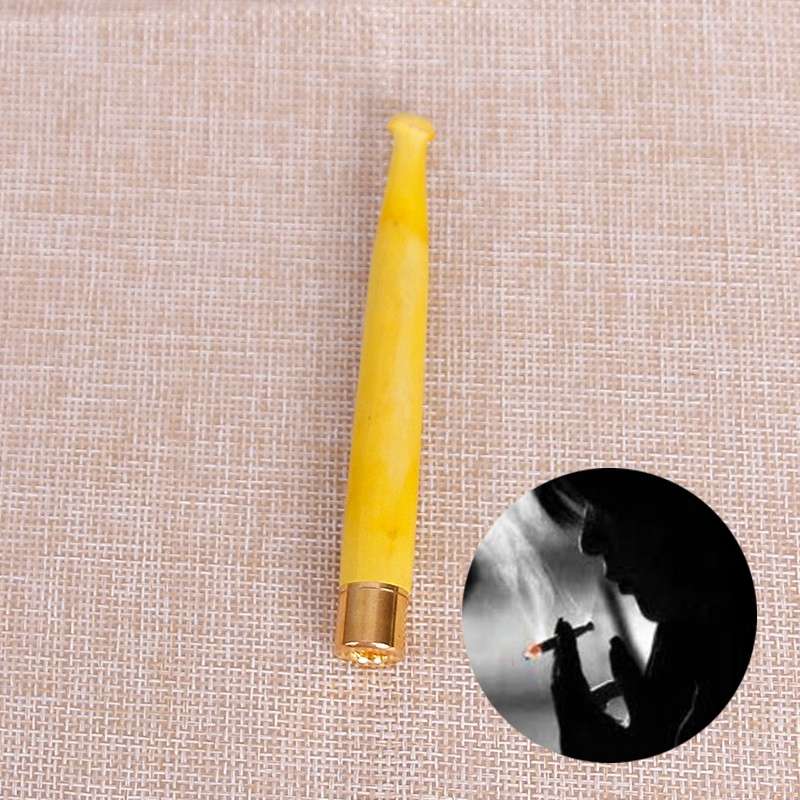 Ladies Twig Pull Rod Filter Can Wash Wood Sandalwood Long Cigarette Holder, Specifications:5 mm Fine