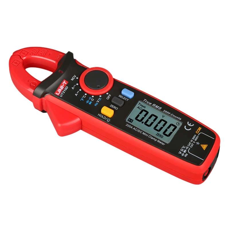 UNI-T UT210D 200A Digital Clamp Meter AC DC Voltage Detector