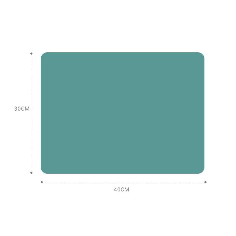 Nordic Style Food Grade Silicone Pad Tableware Environmental Insulation Pad Placemat(Beige)