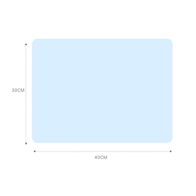 Nordic Style Food Grade Silicone Pad Tableware Environmental Insulation Pad Placemat(Beige)