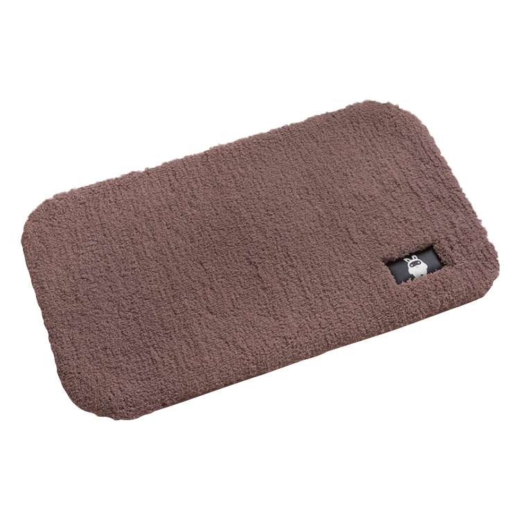 Bathroom Toilet Absorbent Bath Mat Carpet Bedroom Non-slip Foot Pad, Size:60x90cm(Gray)