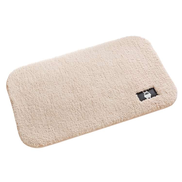 Bathroom Toilet Absorbent Bath Mat Carpet Bedroom Non-slip Foot Pad, Size:60x90cm(Gray)
