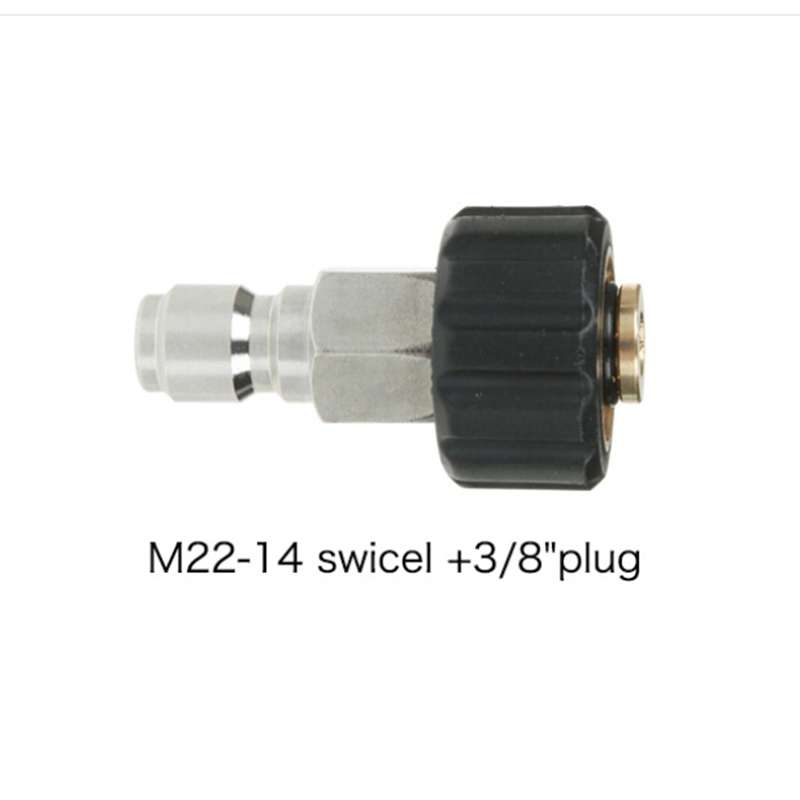 Pressure Washer Accessories Quick Connect Car Wash Water Hose Quick Connection, Typle:15-3/8 Male +