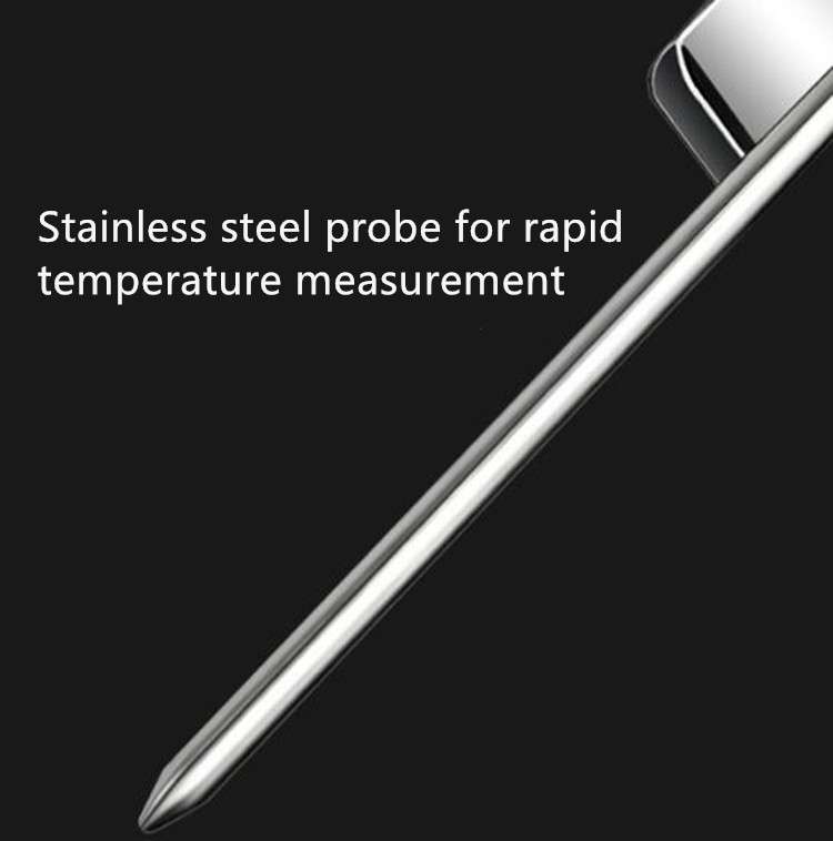 L-BEANS Stainless Steel Hand Made Coffee Thermometer Coffee Probe Water Temperature Meter, Style:Sho