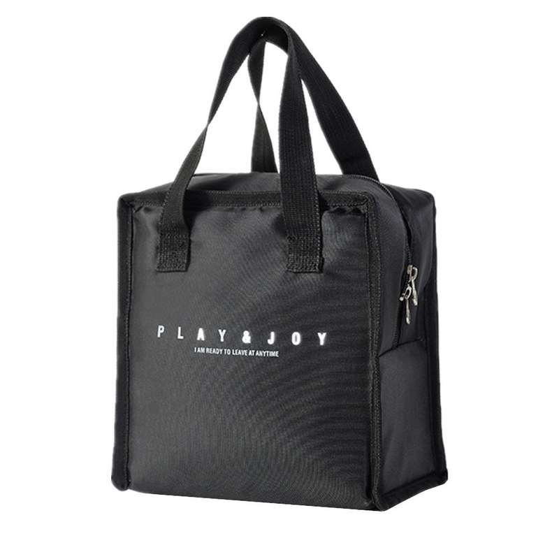 Multifunctional Portable Insulated Lunch Box Bag(Day Mini Black)