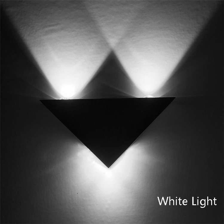 9W LED Triangle Wall Light Interior Corridor Aisle Lights(Warm White Light)