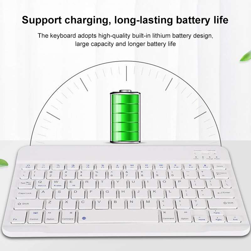YS-001 9.7-10.1 Inch Tablets Phones Universal Mini Wireless Bluetooth Keyboard, Style:with Bluetooth