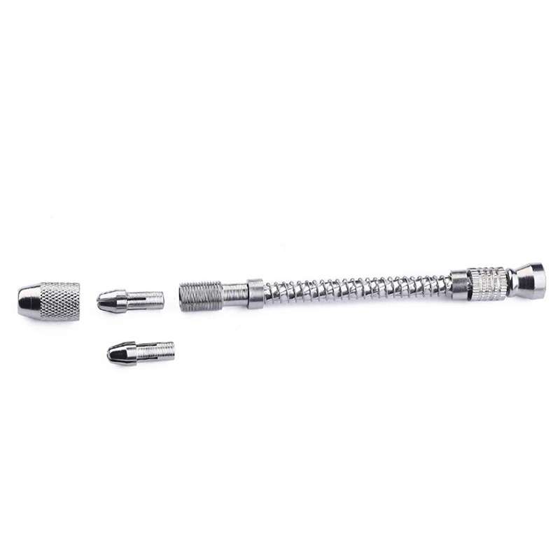 HIAIM Punch Semi-automatic Twist Drill Hand Drill Set, Specification:Hand Drills +0.3-1.6 Bits 20 PC
